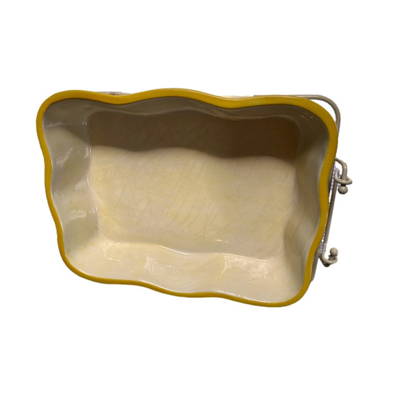 2.5 QT Old World Rose Presentable Serviceware RARE All YELLOW Rare - Picture 12 of 12